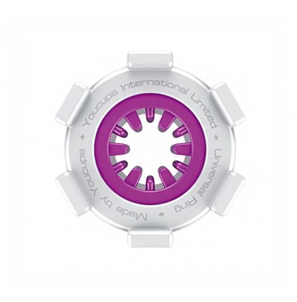 YouCups Universal Ring (Purple - Internal Spikes)